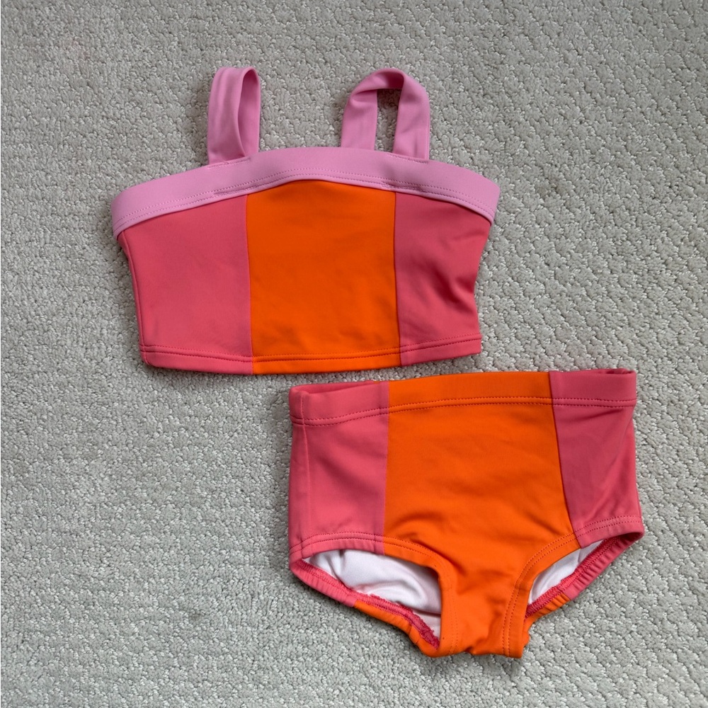 NWOT Hanna Andersson Pink and Orange Swimwear